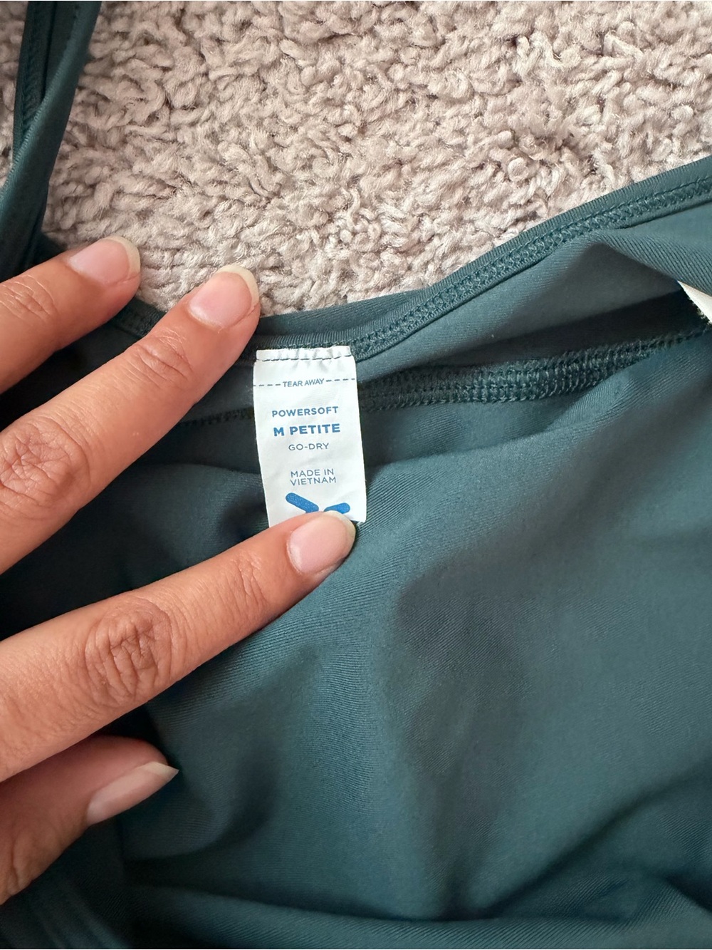 JoyLab Teal Active Tank Jumpsuit - Picture 7 of 11